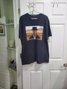 IUC Breaking Bad Men's Black Graphic Tee with Printed Portrait